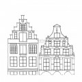 A5500190 estahome-amsterdamse-grachtenhuisjes-behang-zwart-wit-1 Tangara groothandel  kinderopvang